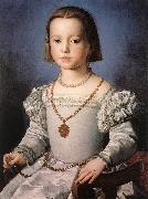 BRONZINO, Agnolo Bia, The Illegitimate Daughter of Cosimo I de  Medici china oil painting reproduction